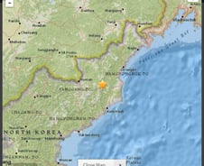 미국지질조사국 "北 규모 5.1 지진…깊이 10km"