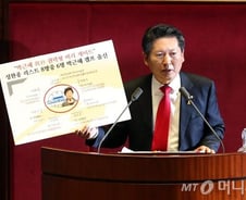 정청래 10시간20분째 필리버스터…최장기록 경신