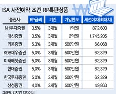 증권사, 초기 ISA 수익률 '1위' 예약?…고금리 RP 덕분