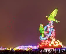 한 해의 소망을 '빛'에 담다…대만의 등불축제