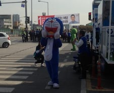 도라에몽·크롱·6룡이 나르샤… 총선 '캐릭터 열전'