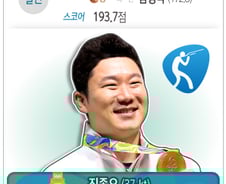 [사진][리우2016] [그래픽] 남자 50m 권총 금메달 획득