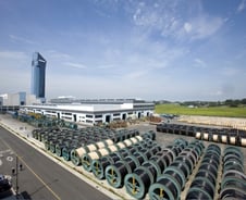 "세계 최고 높이 타워서 전선 만든다" 대한전선 당진공장 가보니