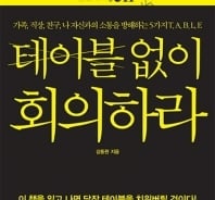 이제 테이블은 좀 치우고 회의하자 