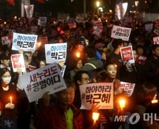 '촛불집회'서 정의당 의원에 흉기 휘두른 남성 체포