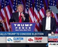 美 45대 대통령에 트럼프…"모두를 위한 대통령 되겠다"