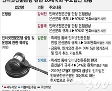 [단독]인터넷은행 은산분리 특례 연내도입 난항