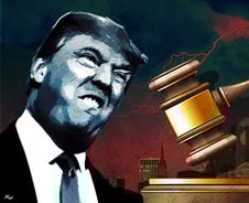 줄소송 걸린 트럼프, 대통령 취임 후 재판 받나