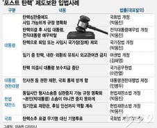 대통령 사임은? 권한대행은? 구멍숭숭 '포스트탄핵' 제도 고친다