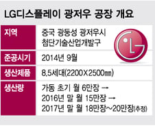 [단독]삼성과 손잡은 LGD, 中 광저우 공장 생산량 확대