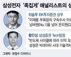 족집게 애널리스트 "삼성電, No.1을 넘어 온리원"