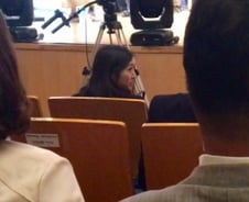 [단독] 최태원 회장 보러온 '딸' 최민정 중위…사회적기업에 '관심'