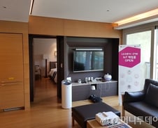 [르포]"하이 유플"…IoT 접목된 리조트 객실 모습은?