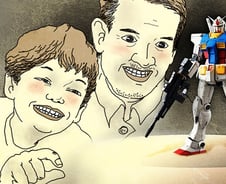 아들과 함께 '건프라'에 빠진 40대 아재들