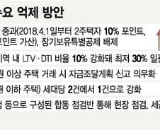 '양도소득세, 대출규제 강화'… 갭투자 사라질까