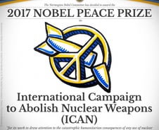 노벨평화상 ICAN 수상…"핵무기 폐기에 122개국 참여 주도"(상보)