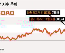 800 넘보던 기세 어디로? 코스닥 방향성 놓고 '격론'