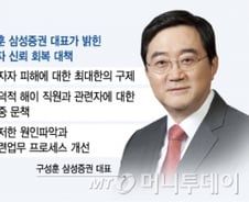 [MT리포트]'패닉' 빠진 삼성證…구성훈 대표 "부끄럽고 참담해"