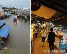 [기자수첩] 배 타고 팟타이 먹는 시장, 인기 비결