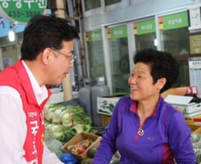 [르포]"인물은 송언석인데, 한국당이라..." 김천시민 뿔났다