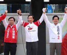 [르포]D-1, 김문수 "군사안보가 첫째"… '보수결집' 막판 총력 