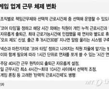 [MT리포트]출근 8시간30분 뒤 알람…IT업계도 ‘워라밸’