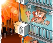 "물 떨어지고, 소음"…폭염에 에어컨 실외기 '갈등'