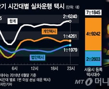 [MT리포트]2.2만대 택시는 신데렐라? 자정만 되면 사라진다