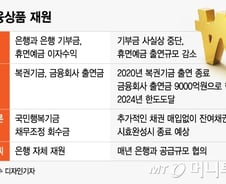 [MT리포트]정부 돈 한푼없이 금융사 팔 비틀어 만든 재원