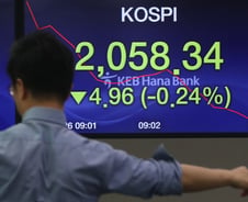 상승 동력 없는 韓 증시…코스피 2020선·코스닥 660선 후퇴