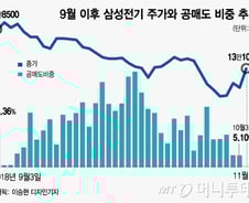 '공매도 1위' 삼성전기, 눈부신 실적에 '급반등'