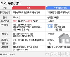 [MT리포트]리츠 vs 부동산펀드…같은 듯 다른 부동산간접투자