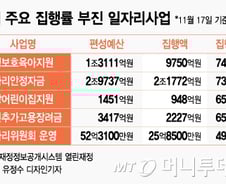 [MT리포트]더 써도 모자랄 판에…예산 절반 남은 일자리위