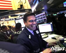 [뉴욕마감]1개월래 최고치…골드만 등 은행실적 호조
