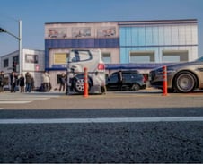 자율주행 가상도시 'K-City' 가보니..시속 30km 車, 추돌 직전 급정거