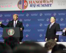 [노딜 하노이]38분 기자회견, 웃음기없던 '트럼프쇼'