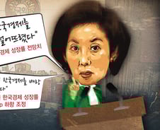 "우파 정권이 한국경제를 벼랑 아래로 떨어뜨렸다" 말했다면