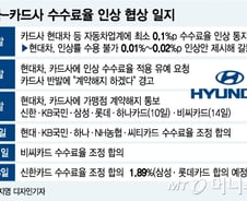 [MT리포트]현대차-카드업계…갈등만 키운 수수료 협상