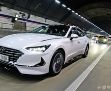 [시승기]"택시 없다" 세련미·안정감 장착한 新쏘나타