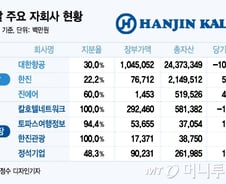 한진 지배구조 상속세가 핵심…"자본거래 쉽지 않을 듯"