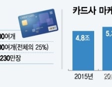 [단독]신용카드 '출혈경쟁' 부메랑..상품 4개중 1개 '적자'