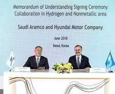 세계 최대 산유국 사우디…현대차 수소전기차 '넥쏘'가 달린다