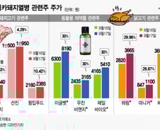 [MT리포트]아프리카돼지열병 소식에 돼지·닭고기주 'UP'