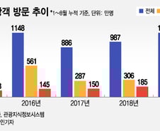 "中 관광객이 돌아온다"…사드 이전 수준으로 거의 회복