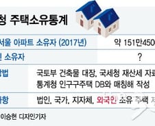 [단독]외국인 보유 아파트 몇채? 정부는 "모른다"