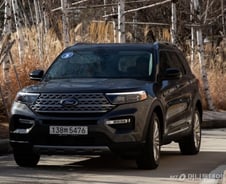 [시승기]골프가방 4개는 기본…포드 대형 SUV의 매력