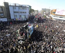 이란 솔레이마니 고향 장례식서 35명 압사