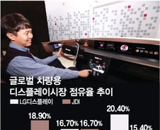 [단독]LG디스플레이, '차량용 디스플레이' 日 제치고 세계 1위
