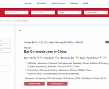 "박쥐 조사 시급"…1년전 '신종 코로나' 예견한 中연구팀