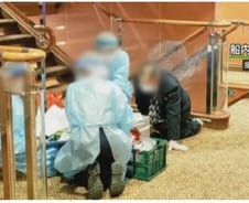 신종 코로나 탓에…2박3일 발묶인 日 유람선